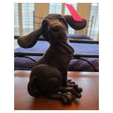 Dog Figurine with Matte Finish