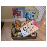 Decorative Sign and Home Decor Lot