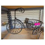 Decorative Metal Tricycle Planter