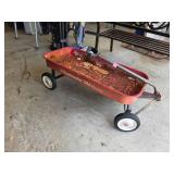 Roadmaster USA Red Metal Wagon with Handle