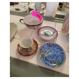 Decorative Cups and Saucers