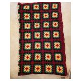 Handmade Crochet Granny Square Blanket
