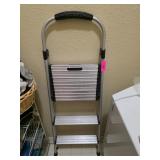 Metal Folding Step Ladder with Three Steps