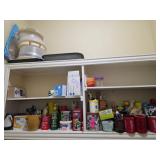 Household Items and Desk Lamp