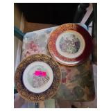 Imperial Salem China Plates with 23K Gold Trim