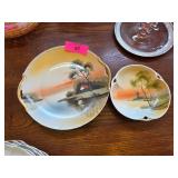 Hand-Painted Porcelain Serving Plates Set