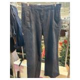 Signature Wide-Leg Denim Pants, 10/30