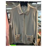 Napa Valley Petites Button-Up Fleece Jacket