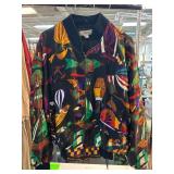 Metro High Fashion Jacket with Colorful Print