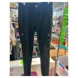 Black Lee Riveted Cargo Pants in Cotton Blend