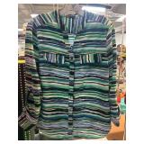 Notations Multicolored Striped Blouse