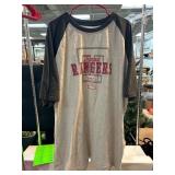 Texas Rangers Raglan Baseball T-Shirt 3XLT