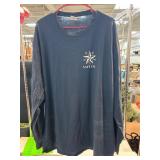 Port & Company Long-Sleeve Navy Shirt, 3XLT