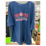 Blue Fanatics Texas Rangers Champions T-Shirt