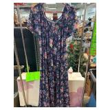 Floral Patterned Short-Sleeve Dress