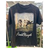 Pink Floyd Graphic T-Shirt with Cow Design