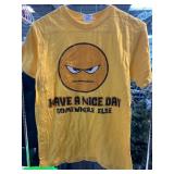 Yellow Gildan T-Shirt with Graphic Print