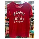 Holiday Time Red Grandma Graphic T-Shirt