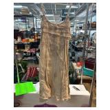 Sleeveless Ivory Dress With Embroidered Details