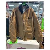 Carhartt Brown Jacket with Black Collar