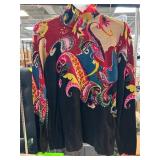 Red Brand Multicolor Paisley Sweater