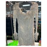 White Lace Long-Sleeve Dress with Floral Details