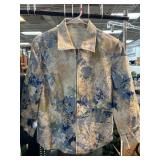 Coldwater Creek Zip-Up Jacket with Floral Pattern