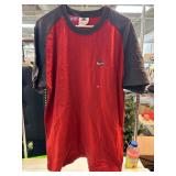 Nike Red and Black Raglan T-Shirt