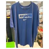 Blue Nike Dri-Fit Just Do It T-Shirt
