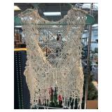 Handcrafted Crochet Lace Garment or Panel
