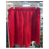 Red Starter Athletic Shorts, Size Large