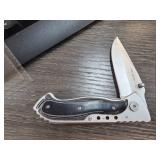 Frost Folding Pocket Knife with Wood Handle