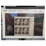 1972 US #1397 Mint NH Plate Block Stamps