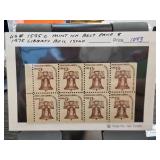 1995 Liberty Bell Issue NH Mint Pane