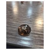 3.5 Ct Faceted Oval Topaz Gemstone