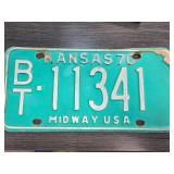 Kansas 1970 License Plate BT-11341
