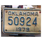 1979 Oklahoma License Plate