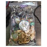 Bag of Costume Jewelry Assortment
