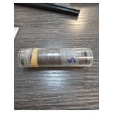 Roll of Steel Coins in Plastic Tube