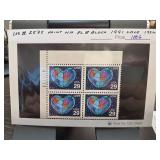 US 1991 Love Issue Plate Block Stamps