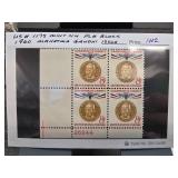 1960 Mahatma Gandhi Plate Block Stamps