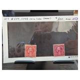 Two US 2-Cent Stamps