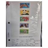 1992 Wild Animals Booklet Pane Stamps