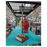 Bronze-Colored Balance Scale Decor