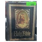 Holy Bible with Illustrated Sections and Gilded Co
