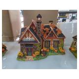 Country Store Ceramic Decorative Building