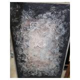 Abstract Textured Mixed-Media Artwork