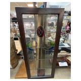 Stained Glass Panel with Wood Frame, 51 1/2ï¿½ x 23ï¿½