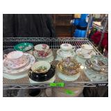 Fine China Teacups and Saucers Collection