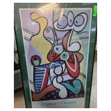 Framed Exhibition Poster Kimball Picasso Matisse